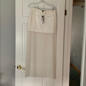 BCBG white skirt.